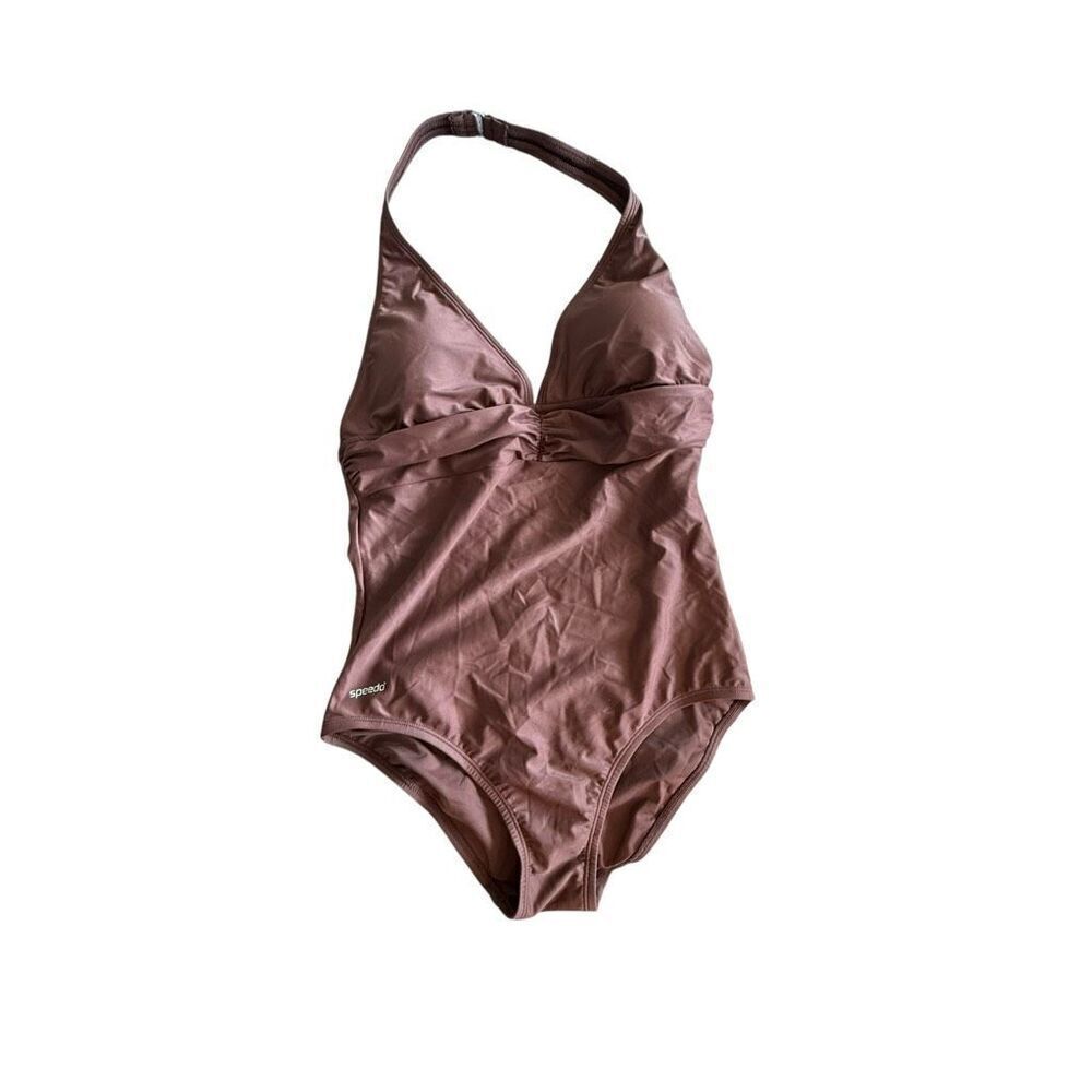 Brown size 10 one piece speedo